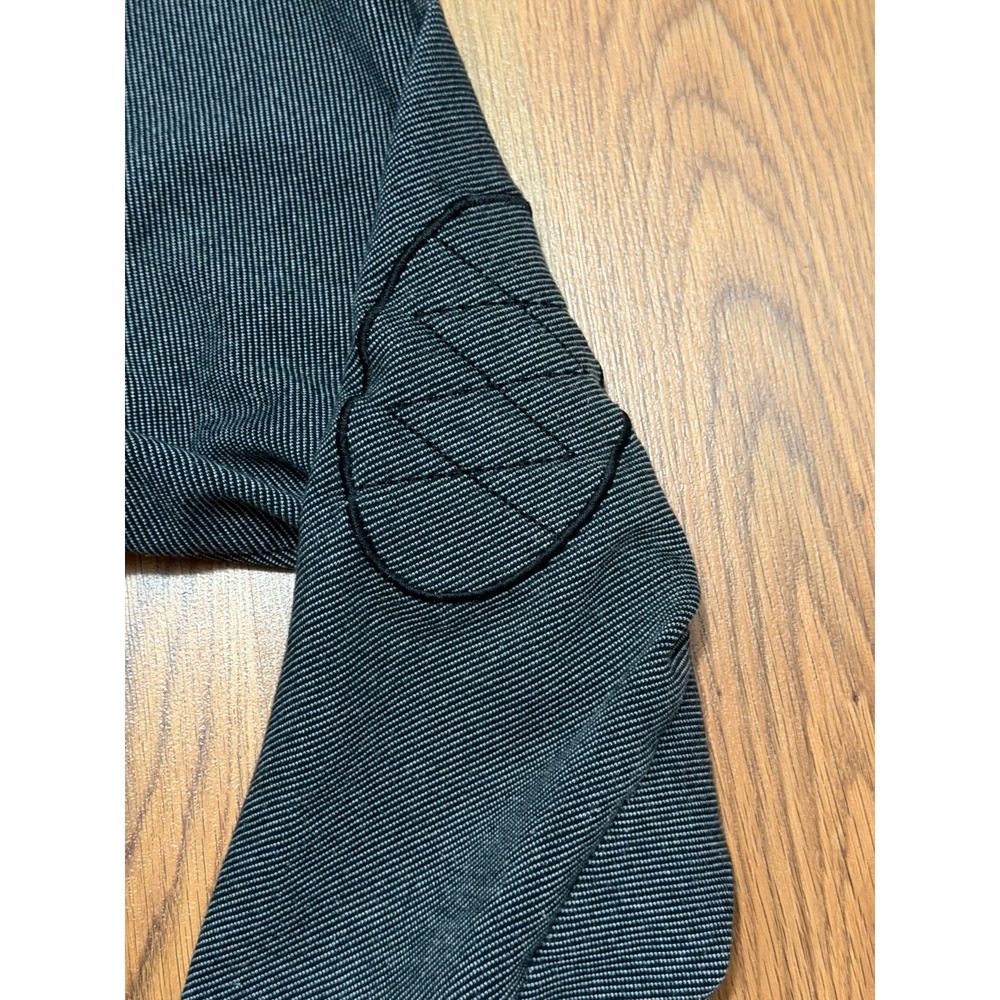 What Crewneck Sweatshirt Mens 3XL Thankful Embroidered Elbow Patch Heavyweight - Picture 4 of 13